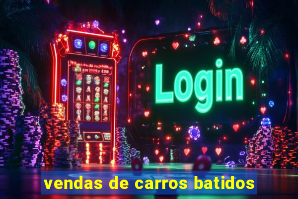vendas de carros batidos
